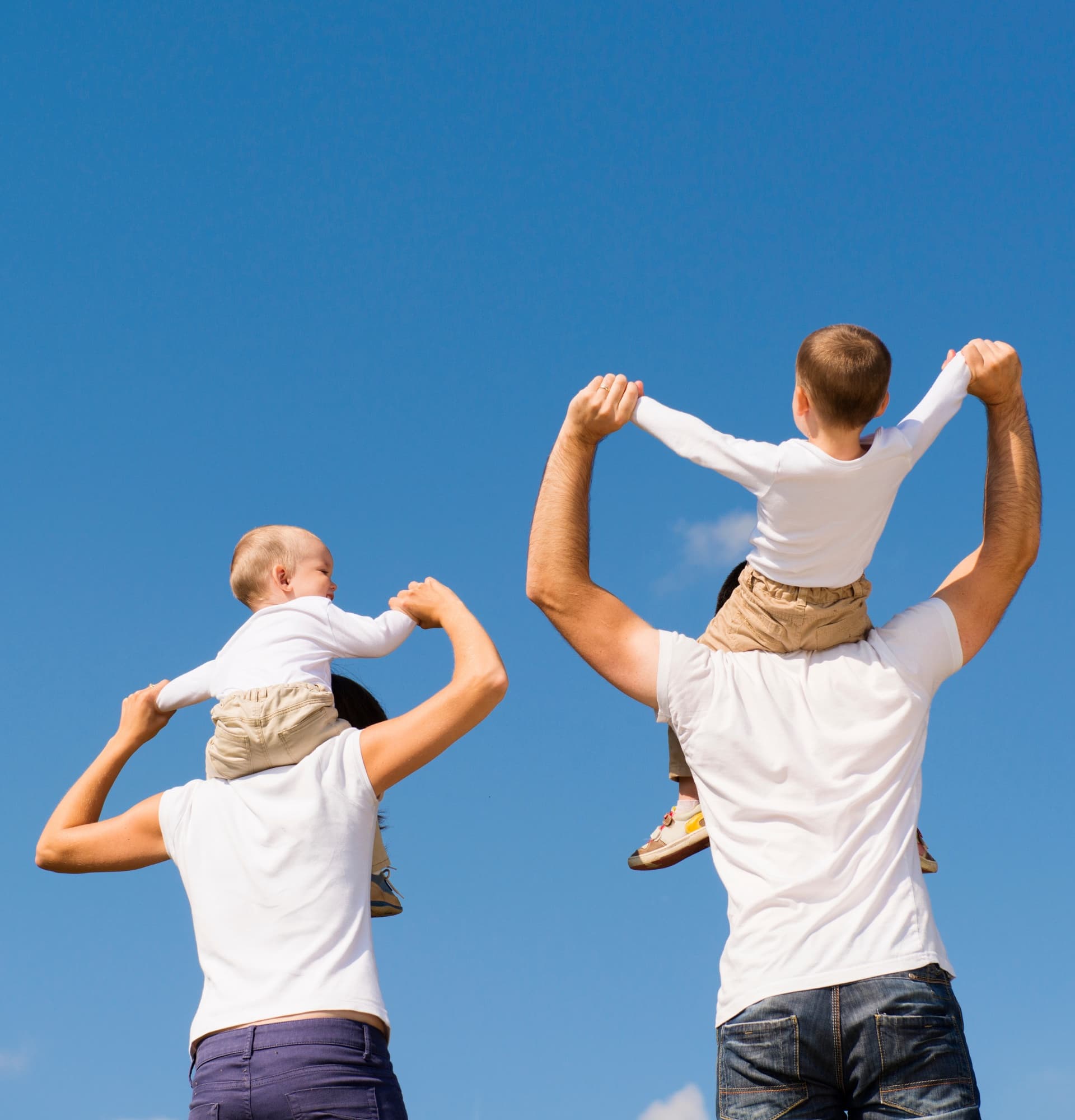 A family planning ahead with life insurance